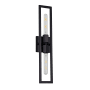 Dainolite Wisteria 2 Light 22" Tall Wall Sconce Matte Black