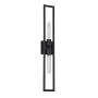 Dainolite Wisteria 2 Light 29" Tall Wall Sconce Matte Black