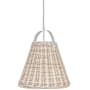Dainolite Shenandoah 13" Wide Pendant Natural / Matte White