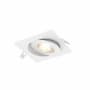 DALS Lighting Pivot 4" Integrated LED Square Adjustable Canless Recessed Light White