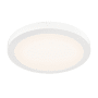 DALS Lighting Radiance 12" Wide Flush Mount Drum Ceiling Fixture White