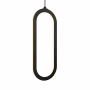 DALS Lighting Atom 6" Wide LED Suspension Mini Pendant Black