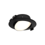 DALS Lighting Fusion 4" Integrated LED Adjustable Canless Recessed Light Black