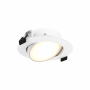 DALS Lighting Fusion 4" Integrated LED Adjustable Canless Recessed Light White