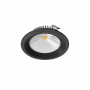 DALS Lighting Hilux 6" Integrated LED Wafer Recessed Trim Black
