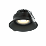 DALS Lighting Facet 6" Integrated LED Canless Recessed Light Black