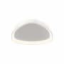 DALS Lighting Pyra 22" Wide Flush Mount Ceiling Fixture White