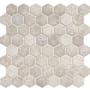 Daltile Vintage Hex - 12" x 12" Hexagon Floor and Wall Tile - Unpolished Visual - Sold by Carton (11.34 SF/Carton) Wisdom White