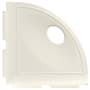 Daltile 5-1/4" Wide Corner Shelf from the Bath Accessories Collection White Gloss