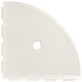 Daltile 9-1/8" Wide Corner Shelf from the Bath Accessories Collection White Gloss