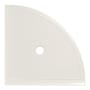 Daltile 9-1/8" Wide Corner Shelf from the Bath Accessories Collection White Gloss