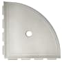 Daltile 9-1/8" Wide Corner Shelf from the Bath Accessories Collection Gray