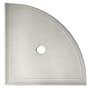 Daltile 9-1/8" Wide Corner Shelf from the Bath Accessories Collection Gray