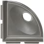 Daltile 5-1/4" Wide Corner Shelf from the Bath Accessories Collection Stainless