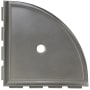 Daltile 9-1/8" Wide Corner Shelf from the Bath Accessories Collection Stainless