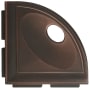 Daltile 5-1/4" Wide Corner Shelf from the Bath Accessories Collection Oil Rubbed Bronze