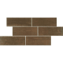 Daltile Emblem - 7" x 20" Rectangle Floor and Wall Tile - Matte Visual - Sold by Carton (11.59 SF/Carton) Brown