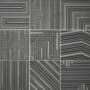 Daltile Geometric Fusion - 8" x 8" Square Wall Tile - Unpolished Visual - Sold by Carton (9 pieces per Carton - 3.75 SF) Graphite