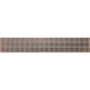 Daltile Render Metals - 3" x 18" Rectangle Wall Tile - Textured Visual - Sold by Piece Oil Rubbed Bronze