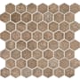 Daltile Vintage Hex - 12" x 12" Hexagon Floor and Wall Tile - Unpolished Visual - Sold by Carton (11.34 SF/Carton) Relic Umber