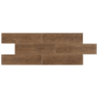 Daltile Willow Bend - 6" x 24" Rectangle Floor and Wall Tile - Matte Visual - Sold by Carton (16.1 SF/Carton) Dark Brown