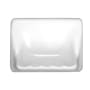 Daltile Wall Mounted Soap Dish from the Bath Accessories Collection Ceramic Almond Matte