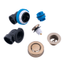 Dearborn True Blue 1-1/2" Tub Drain Kit - with Overflow Champagne Bronze