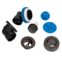Dearborn True Blue 1-1/2" Tub Drain Kit - with Overflow Oil Rubbed Bronze