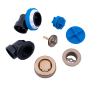 Dearborn True Blue 1-1/2" Tub Drain Kit - with Overflow Champagne Bronze