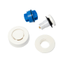 Dearborn True Blue 1-1/2" Tub Drain Kit - with Overflow White