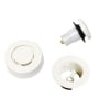 Dearborn True Blue 1-1/2" Tub Drain Kit - with Overflow White