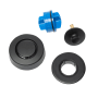 Dearborn True Blue 1-1/2" Tub Drain Kit - with Overflow Matte Black