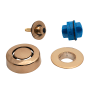 Dearborn True Blue 1-1/2" Tub Drain Kit - with Overflow Champagne Bronze