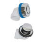 Dearborn True Blue 1-1/2" Tub Drain Kit - with Overflow Chrome