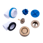 Dearborn True Blue 1-1/2" Tub Drain Kit - with Overflow Champagne Bronze