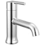 Delta Trinsic Single Hole Bathroom Faucet with Optional Base Plate - Less Drain Assembly Chrome