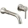 Delta Trinsic 1.2 GPM Wall Mounted Bathroom Faucet - Less Drain Assembly and Rough-In Valve Brilliance Stainless
