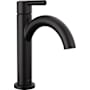 Delta Nicoli 1.2 GPM Single Hole Bathroom Faucet with Push Pop-Up Drain Assembly Matte Black