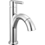 Delta Nicoli 1.2 GPM Single Hole Bathroom Faucet with Pull Down Spout and Push Pop-Up Drain Assembly Chrome