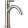 Delta Nicoli 1.2 GPM Single Hole Bathroom Faucet with Push Pop-Up Drain Assembly Brilliance Stainless