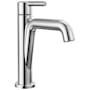 Delta Nicoli 1.2 GPM Single Hole Bathroom Faucet with Push Pop-Up Drain Assembly Chrome