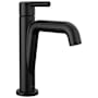 Delta Nicoli 1.2 GPM Single Hole Bathroom Faucet with Push Pop-Up Drain Assembly Matte Black
