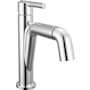 Delta Nicoli 1.2 GPM Single Hole Bathroom Faucet with Pull Down Spout and Push Pop-Up Drain Assembly Chrome