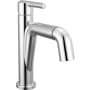 Delta Nicoli 1.2 GPM Single Hole Bathroom Faucet with Pull Down Spout and Push Pop-Up Drain Assembly Chrome
