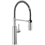 Delta Antoni 1.8 GPM Single Hole Pre-Rinse Pull Down Kitchen Faucet - Includes Escutcheon Chrome