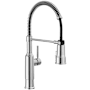Delta Theodora 1.8 GPM Single Hole Pre-Rinse Pull Down Kitchen Faucet - Includes Escutcheon Chrome