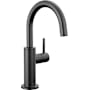 Delta Contemporary Round 1.5 GPM Cold Only Water Dispenser Beverage Faucet - Reverse Osmosis Compatible Matte Black