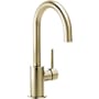 Delta Trinsic Single Handle Bar Faucet with Limited Swivel Spout Brilliance Polished Nickel