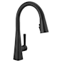 Delta Lenta Single-Handle Pull-Down Kitchen Faucet with ShieldSpray Matte Black