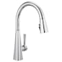 Delta Lenta Single-Handle Pull-Down Kitchen Faucet with ShieldSpray Chrome